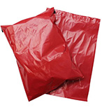 Red Polythene Mailing Bags