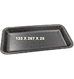 Black Tray 133 x 267 x 25