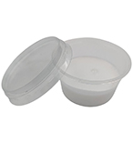 4oz Clear Pot & Lid