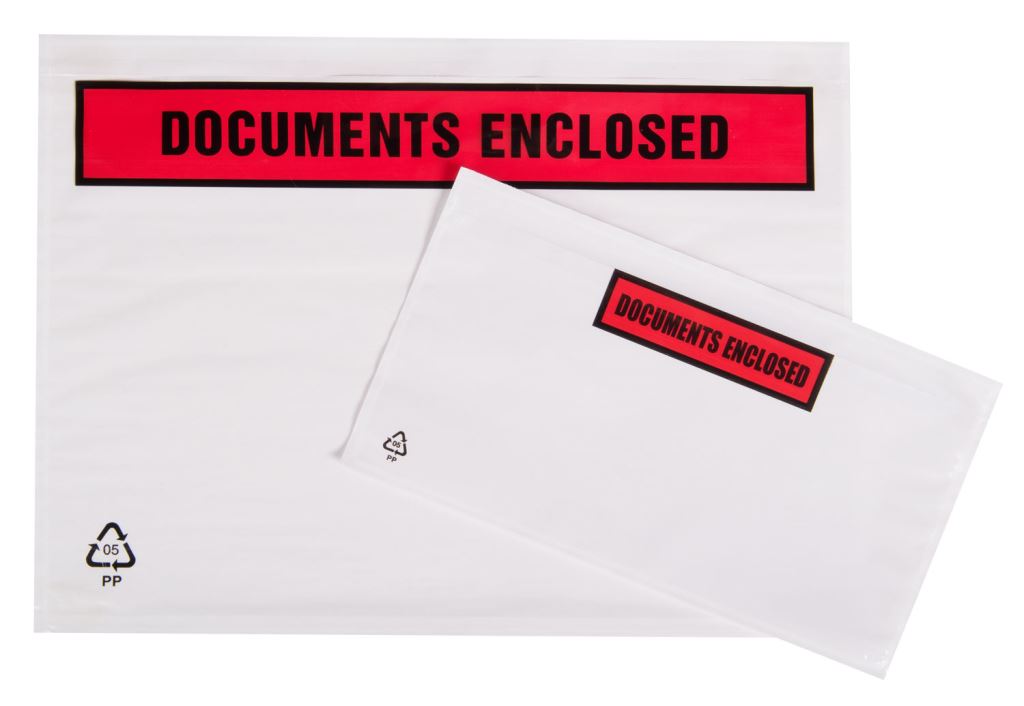 Document Enclosed Envelopes