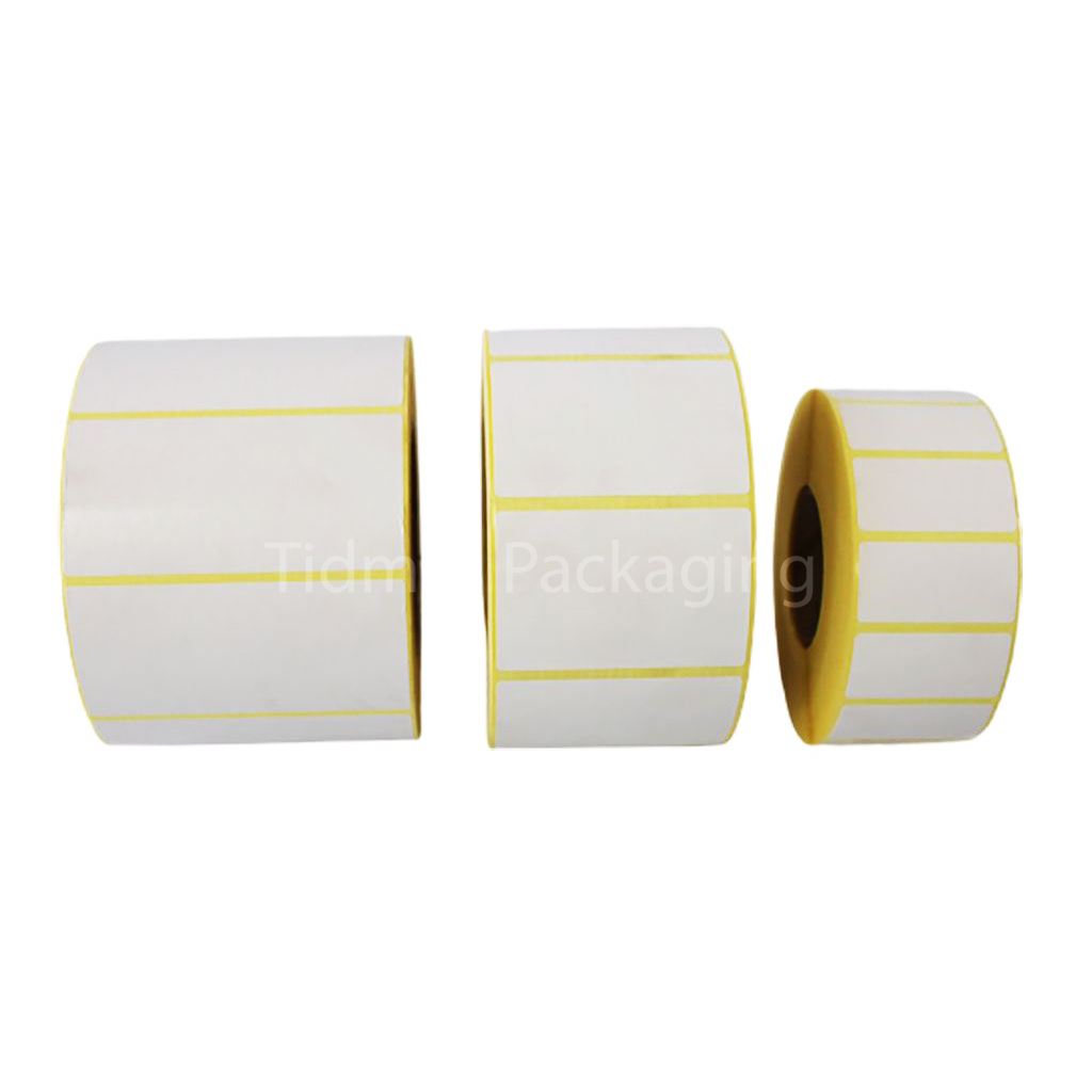 White Adhesive Labels